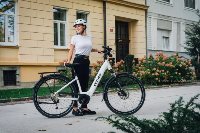 in the city with ebike