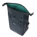 Torba za kolo Basil Rivo M - single bag tarpaulin MIK Hooks - 12–15L - black