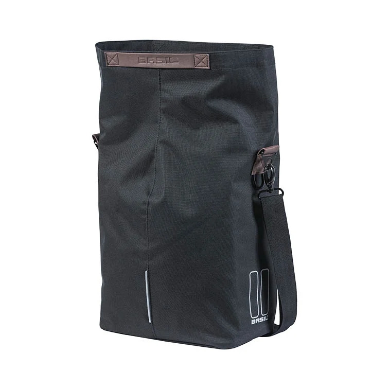 Torba za kolo Basil City - shopper MIK Hooks - 14–16L - black