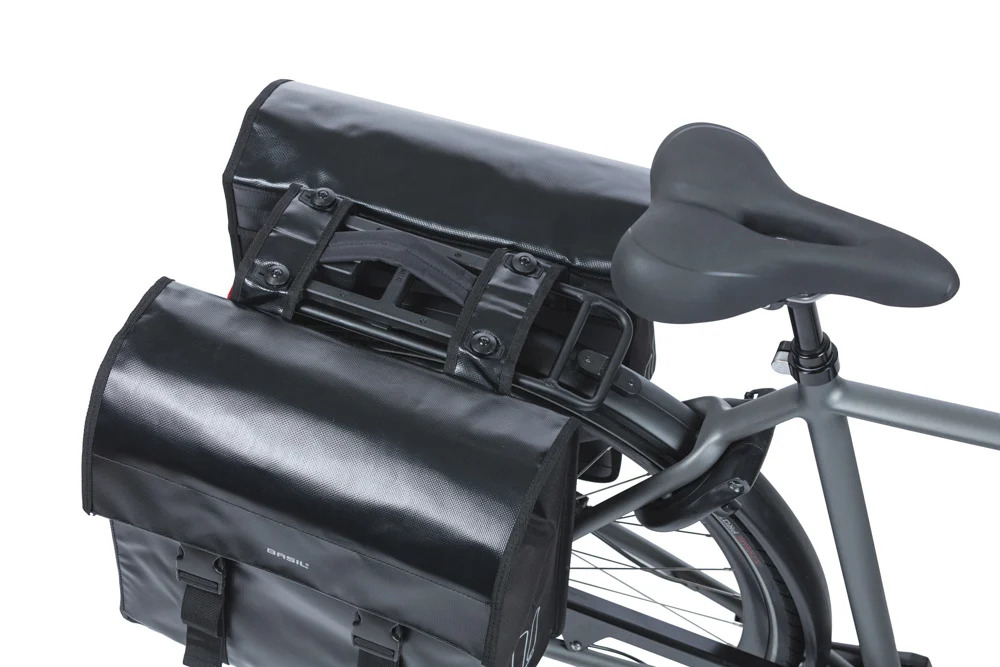 Torba za kolo Basil Urban Load - double pannier bag MIK - 48-53 litres - black