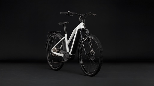 Električno kolo CUBE Nuride Hybrid Performance 720 metallicwhite´n´grey Trapeze 2027
