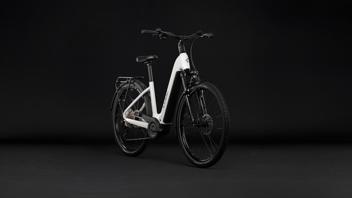 Električno kolo CUBE Nuride Hybrid Performance 720 metallicwhite´n´grey Easy Entry 2027