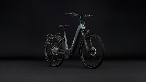 Električno kolo CUBE Nuride Hybrid Pro 800 deepteal´n´blue Easy Entry 2027 
