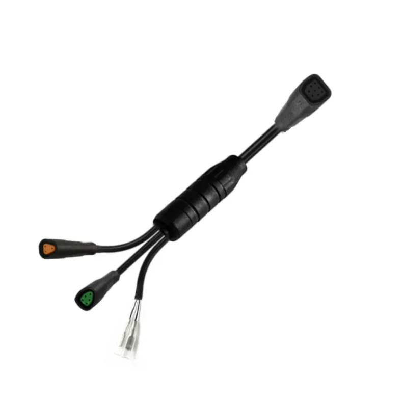 [2105030000158] Front cable BAFANG EB 1T3 H, Main cable 750mm, Front light 400mm, Display 500mm, BMS 100mm