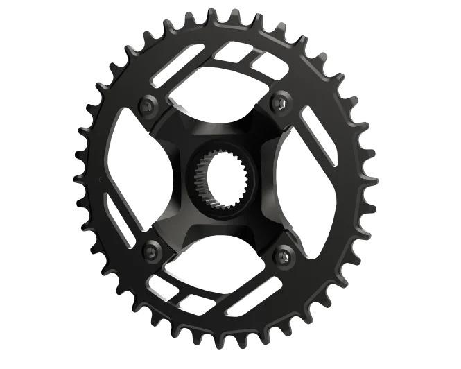 front chainring 38T, BAFANG CW G333.1B, CL53 (M410) with chainguard