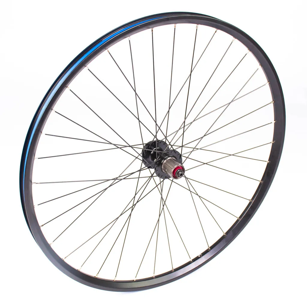 [WHRRE28D] Rear wheelset 28'' REVO D IS/SH QR 10x135 W:25C H:19 14G/32H/disk/black