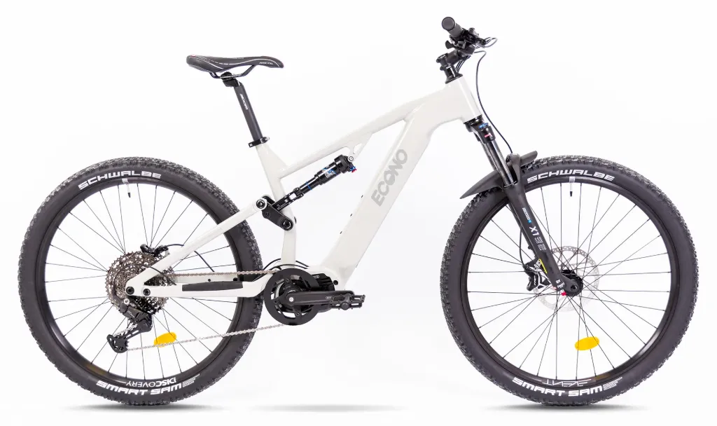 Electric bike ECONO Pantera C6 120 Grey (XL, 520Wh (15Ah))
