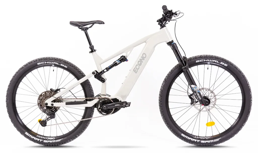 Electric bike ECONO Pantera C8 140 Grey (M, 520Wh (15Ah))