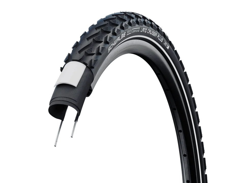 [10159235.01] Tyre Schwalbe 28x2.00 / 50-622 Land Cruiser Plus, PunctureGuard, TwinSkin, Green