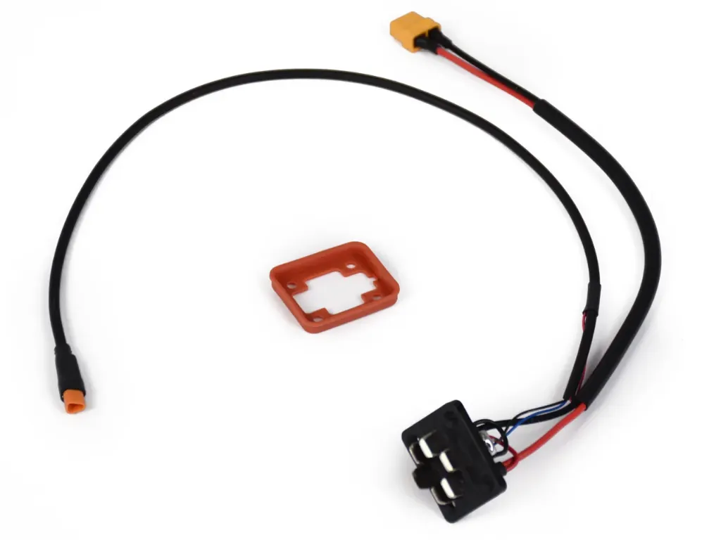 Power cable ECONO ELK 6pin XT60 30cm to battery; Bafang BMS cable 1T0 E 50cm