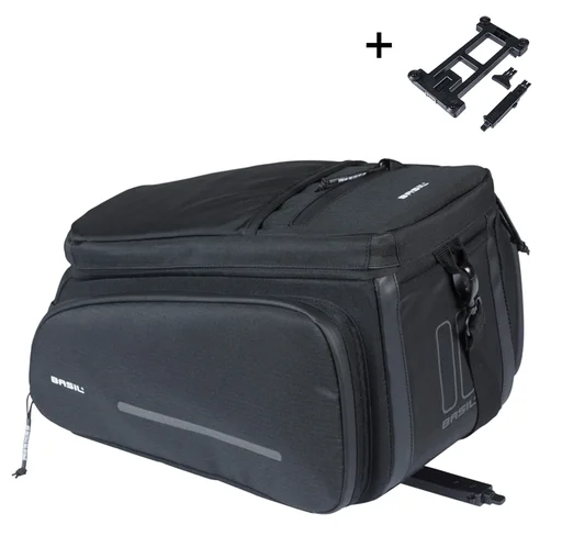 Bike bag Basil Move - trunkbag MIK - 10-26 liter - black