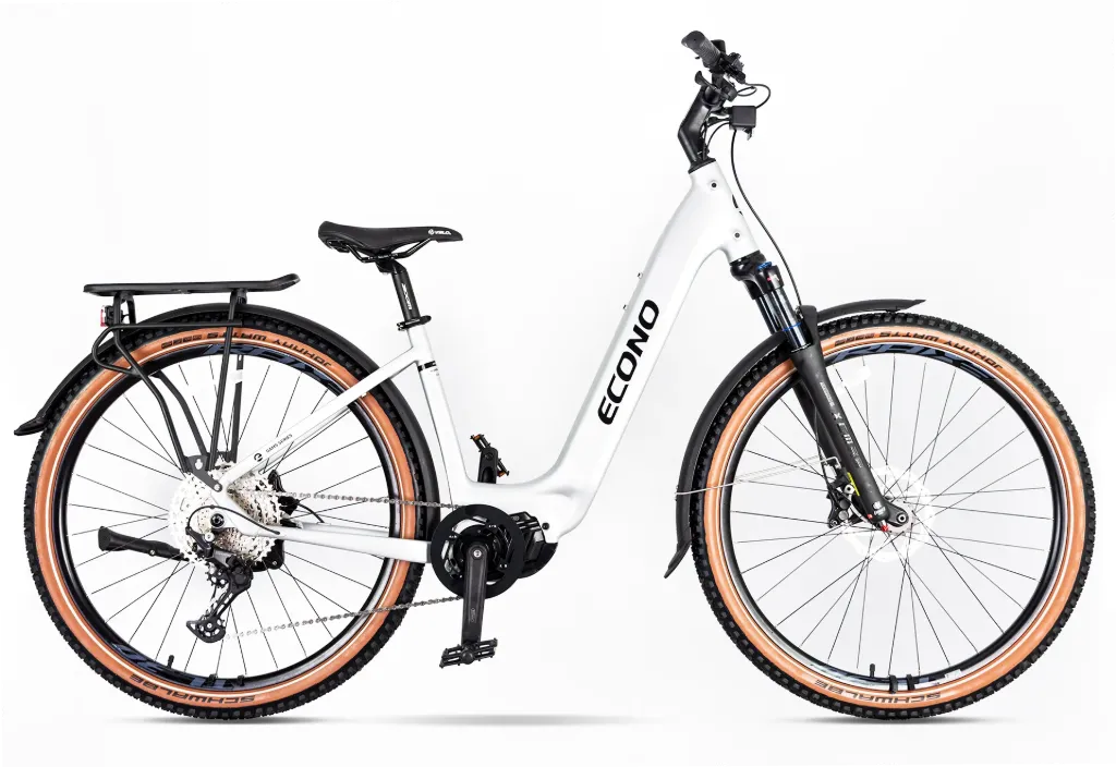 Electric bike ECONO Gams SUV 29 EEC6 Aluminium grey 2026 (L, 520Wh (15Ah))