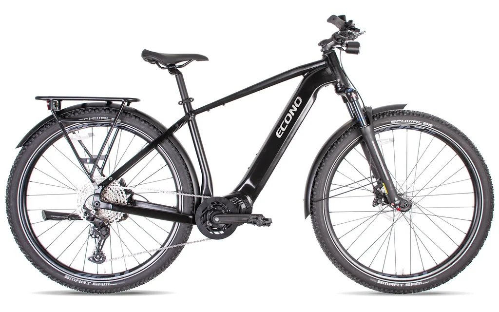 Electric bike ECONO Gams SUV 29 C6 Matt black 2026 (M, 520Wh (15Ah))