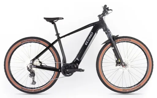 Electric bike ECONO Gams MTB 29 C6 Matt black, 2026 (M, 520Wh (15Ah))