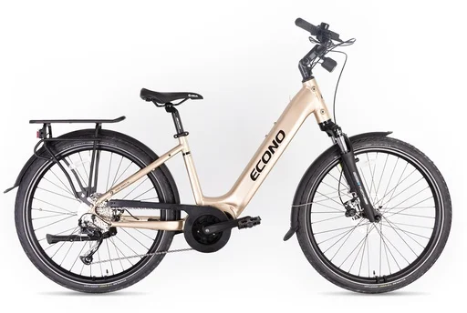 Electric bike ECONO Mare City 28 EEC4 Satin sand, 2026 (520Wh (15Ah))