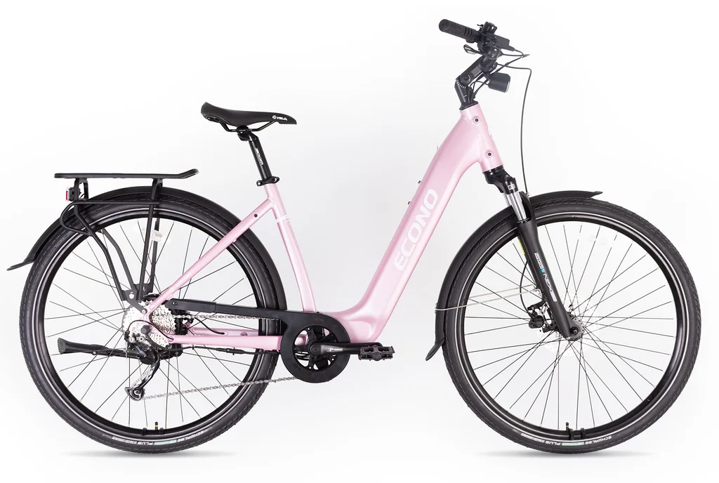 Electric bike ECONO Apes CITY 28 EER4 Lavandl 2026 (L, 520Wh (15Ah))