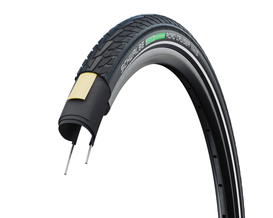 Tyre Schwalbe 28x1.60 / 42-622 Road Cruiser K-GUARD, Green Compound