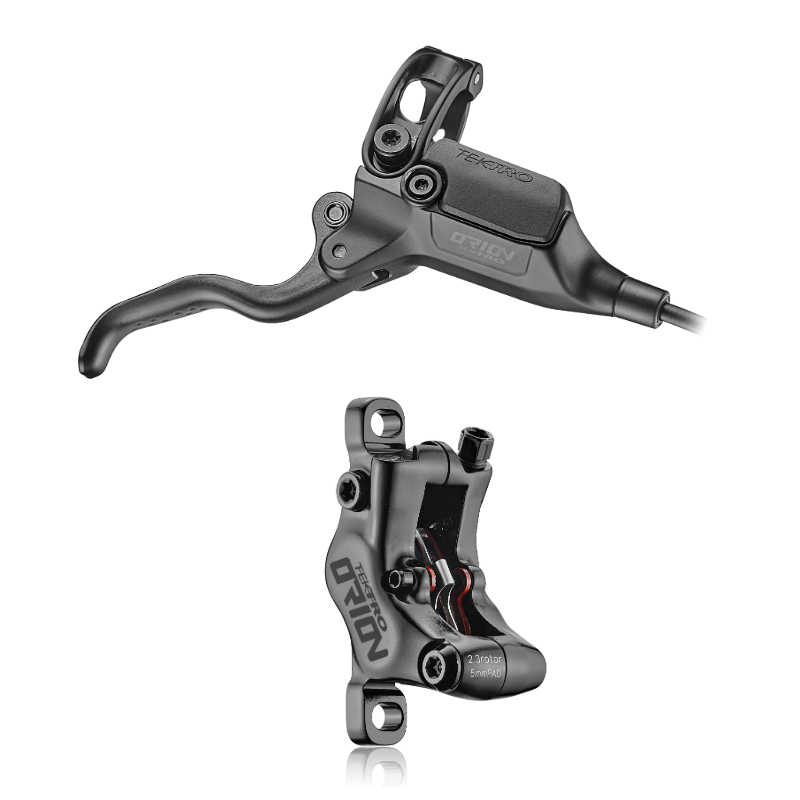 Rear hydraulic disc brake TEKTRO New Orion HD-M6041 4P, 5mm Pad, 5mm hose 1700mm, PM A11 M180-1 Adapter ,W/O EZ