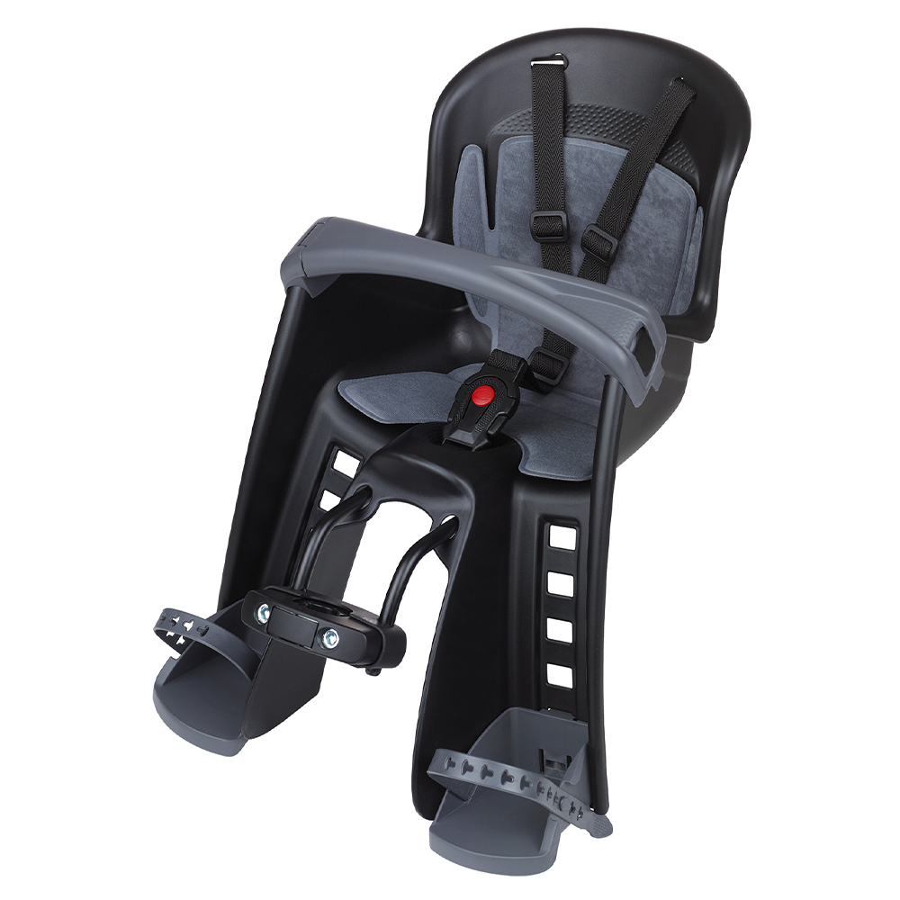 Bilby Jr+ front child seat – front mounting, black/dark grey