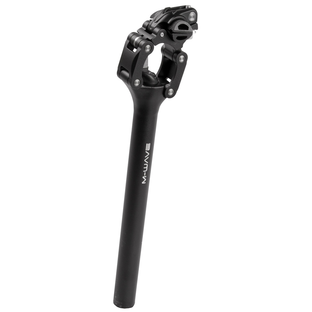 Suspension seatpost M-WAVE Fourspring Vario parallelogram, 30.9 mm, black