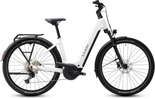 Electric bike CUBE Nuride Hybrid Performance 720 metallicwhite´n´grey Easy Entry 2027 (46 cm)
