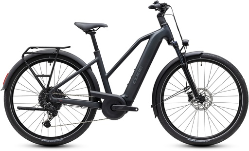 Electric bike CUBE Touring Hybrid ONE 600 grey´n´coolgrey Trapeze 2027 (46 cm)