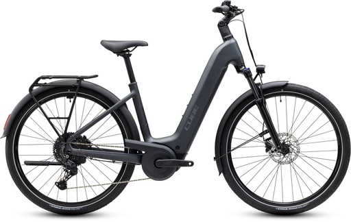 Electric bike CUBE Touring Hybrid ONE 600 grey´n´coolgrey Easy Entry 2027 (46 cm)