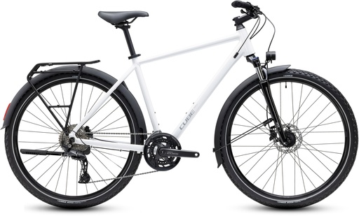 Treking bike CUBE Nature Pro FE metallic white and reflex 2027 (46 cm)