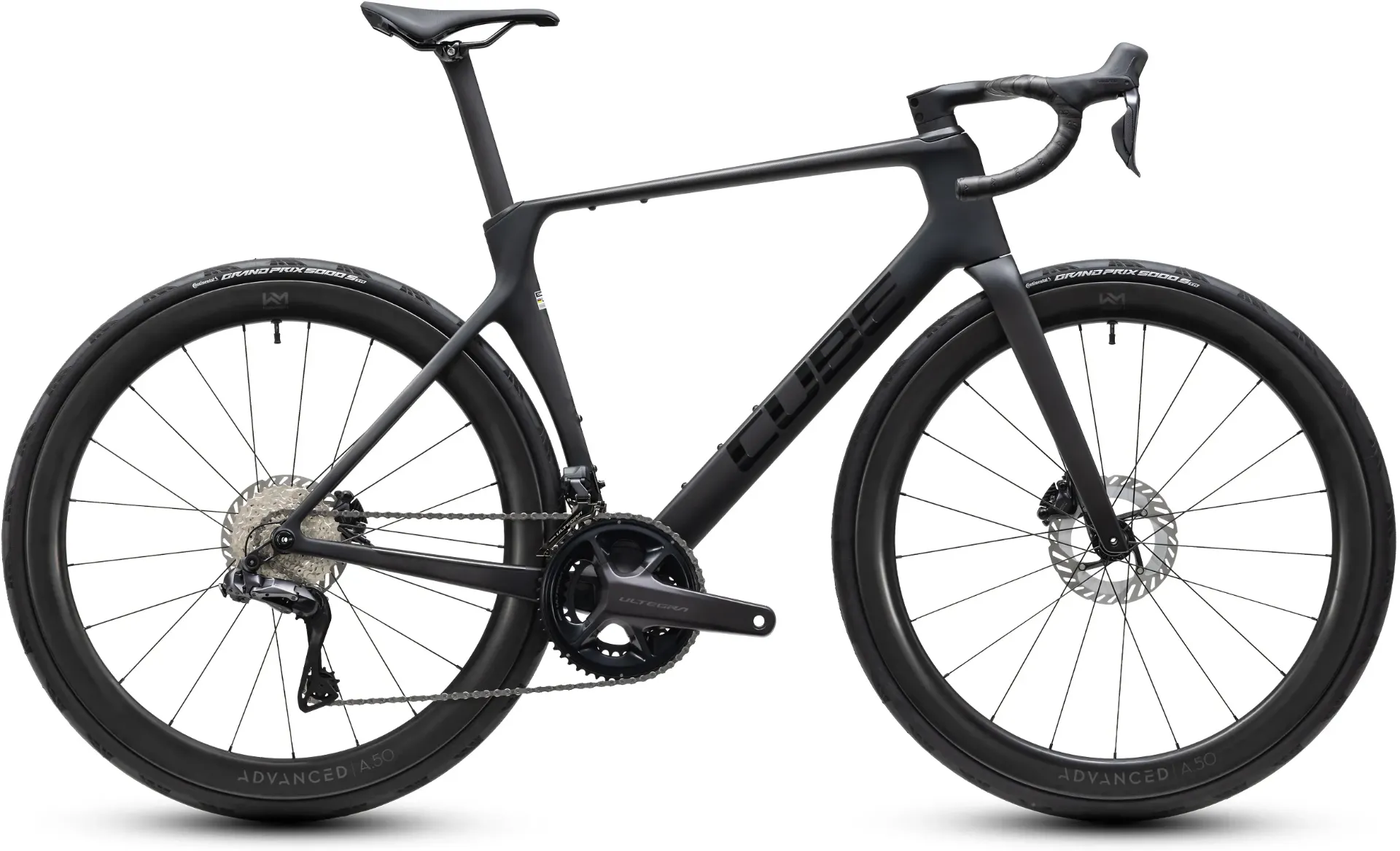Road bike CUBE Agree C:62 Pro carbon and black 2027 (50 cm)