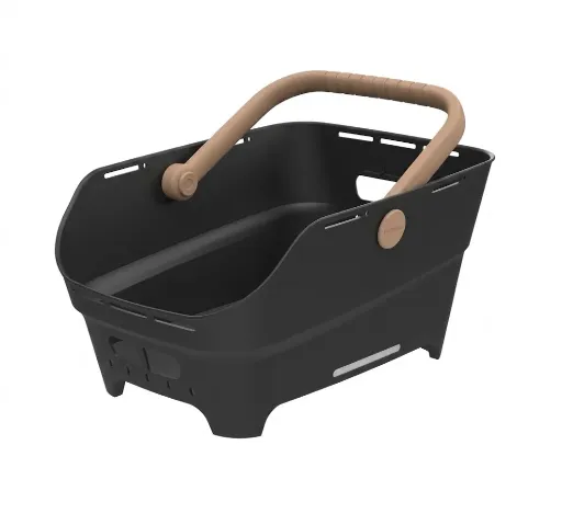 Basil Cento Neo Multi NX - rear bicycle basket - black