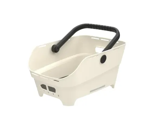 Basil Cento Neo Multi NX - rear bicycle basket - off-white