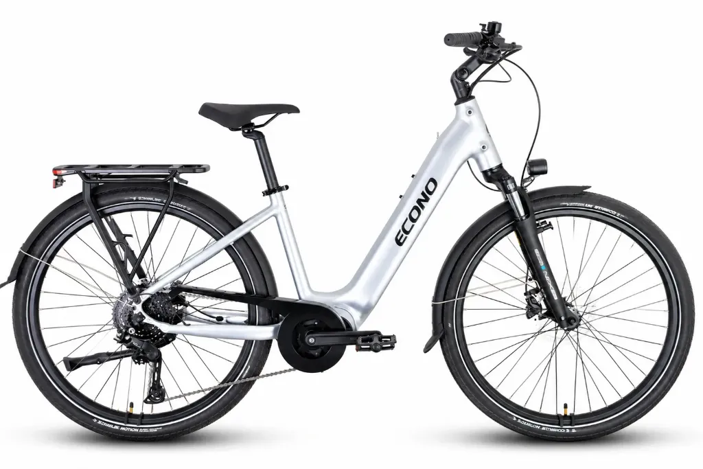 Electric bike ECONO Mare CITY 26 EEC4 Matt aluminium grey 2027